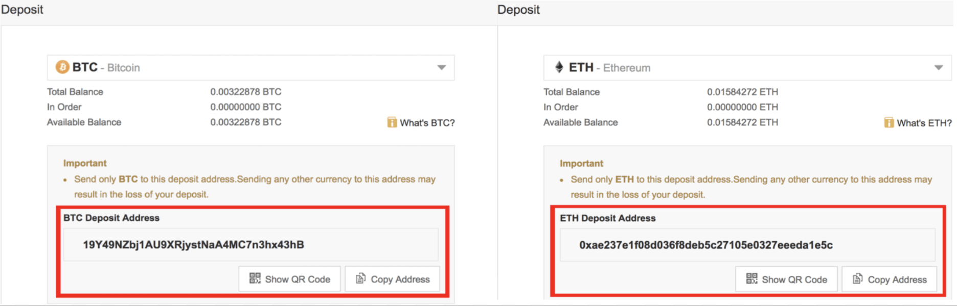 binance deposit