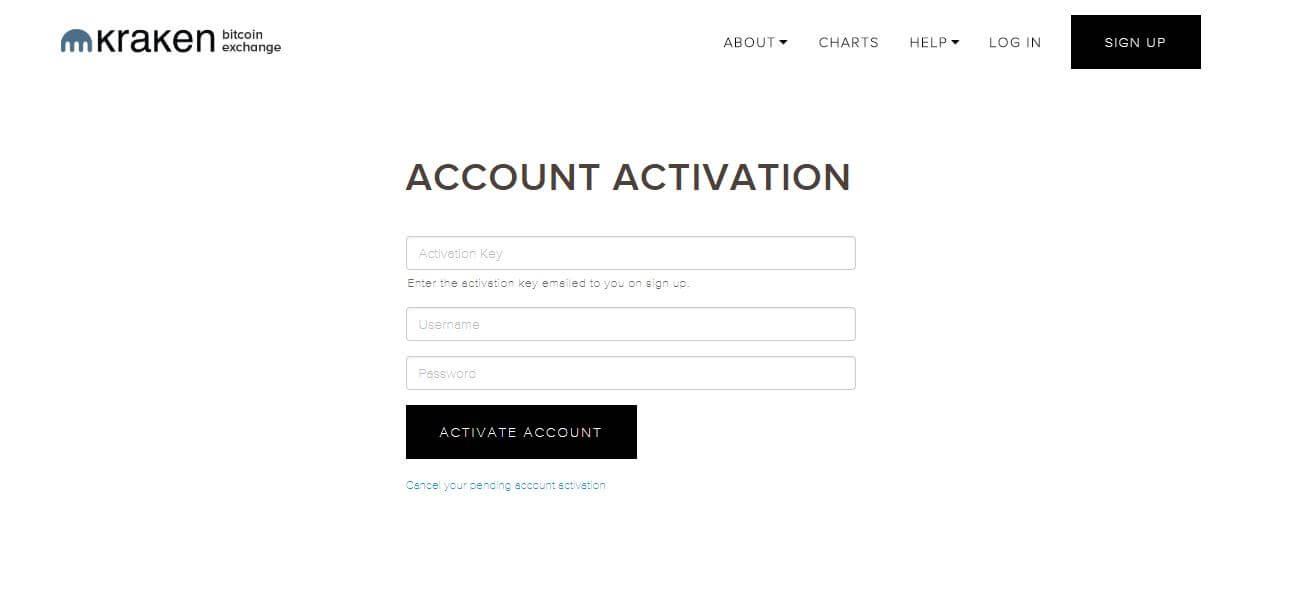 kraken account activation